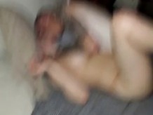 Best friend fucking my wife hard while i jerk off to it