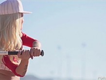 Baseball Loving Blonde Stevie Shae Loves An After Game Fuck