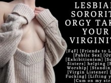 F4F | ASMR Audio Porno para mujeres | Hermanas de la hermandad de mujeres toman tu virginidad de manera ritual | ftl