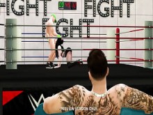 Triple lucha con Saraya y Cena - Hentai 3d - Versión previa