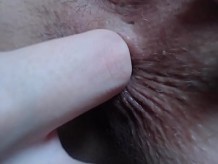 Extreme close up juego anal y digitación profunda gilipollas