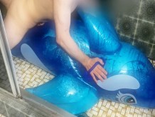 Joroba Y Semen En Intex 2m Blue Whale Par