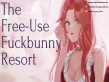 Bienvenido al resort Fuckbunny de uso gratuito [Zorra sumisa] [Hambrienta de semen] [Voz femenina]