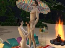Sexo Romántico En La Playa Con Lover_Sims4 (Episodio 8)