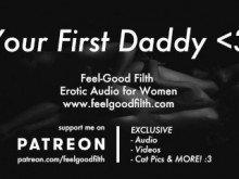 Sexo duro con tu nuevo papá dominante (audio erótico para mujeres)