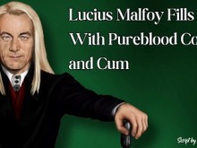 Lucius Malfoy te llena de polla y semen