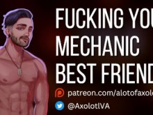[M4F] Follándote a tu mejor amigo mecánico | Juego de rol de audio ASMR de amigos a amantes