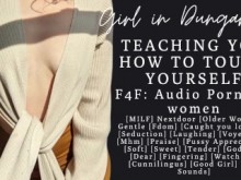 F4F | ASMR Audio Porno para mujeres | MILF Nextdoor te enseña a masturbarte | cunnilingus