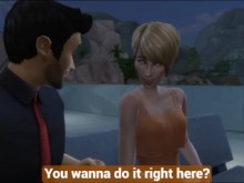 Ep3 - Ryan es objeto de burlas, seducido y luego atrapado en la playa - Una historia de Sims4