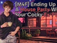 [M4F] Terminando en una fiesta en casa con tu engreído ex-FWB (Audio NSFW)