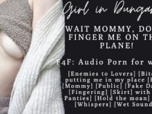 F4F | ASMR Audio Porno para mujeres | ¡Cuidado con las manos, no llevo bragas! | Juego público