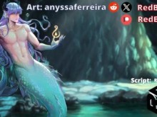 Merman Siren te salva del océano y te calienta (Serenata/Doble Polla)