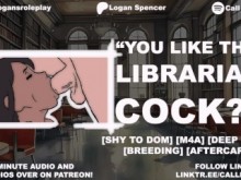 La tímida bibliotecaria australiana convertida en dominadora te cría en la sección de adultos [Audio erótico] [M4A]