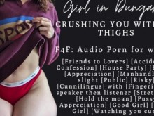 F4F | ASMR Audio Porno para mujeres | Polvo arriesgado con tu amigo en la fiesta de tu casa