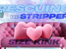 Size Kink Audio - Big Dick Stripper te recompensa con una polla por ser dulce