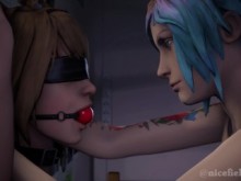 La vida es una extraña compilación porno (Max y Chloe) animada por Nicefield