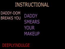 Manchando tu maquillaje ASMR instructivo para convertirte en una princesa necesaria débil
