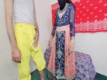 Belleza musulmana en hijab con actos encantadores de sexo anal, desi musulmán Amrozia Bhavi y el mejor xxx de Devor en hindi