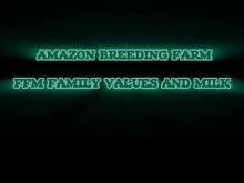 Granja de cría amazónica - Familia FFM valora el lactato de leche embarazada