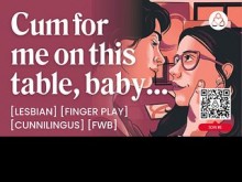 ASMR Lesbianas Audio Porno: Amigas con beneficios follan en un estudio de arte - Cunnilingus y juego con los dedos