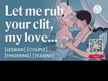 ASMR Lesbian Audio Porn: Femdom Duchess frota el coño de su sirvienta - Digitación y provocación - Erótico