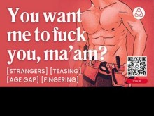 MILF caliente seduce y se folla a su joven reparador - Digitación y oral - ASMR Audio Porn - Historia erótica en audio para mujeres