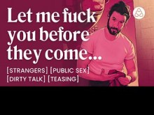 ASMR Audio Porn: Sexo público secreto con un extraño mecánico sucio - Bromas y charlas sucias - Historia de audio erótica para mujeres