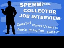 El propietario del banco de esperma te hace una audición para recolectar muestras (juego de roles en audio)