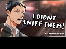 [M4F] ¡¡Tu compañero de cuarto frío es un rastreador de bragas pervertido!! [Mdom] [GEMIDO MASCULINO]