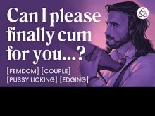 ASMR Audio Porn: Femdom entrena a su sumiso masculino para correrse cuando se lo ordene - Lamiendo el coño y control del orgasmo - Historia de audio erótica para mujeres