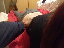 179 Holland Doll - Detrás de escena Summer y Duke se divierten antes de filmar una escena