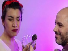 ¡Arándanos y semen! - Cum en la comida 11