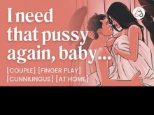 ASMR Audio Porn: Sexo matutino con tu marido después de una noche salvaje – Digitación y cunnilingus – Historia erótica en audio para mujeres