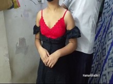 Chica india sexo romántico con un compañero de clase.