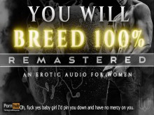 You Will Breed [Remastered] - Un juego de rol de audio erótico ASMR Extreme Breeding Kink para mujeres [M4F]