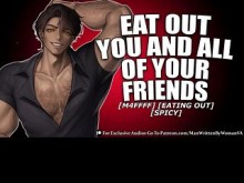 [M4FFFF] Te como a ti y a tus amigos debajo de una mesa [PICANTE] [COMER FUERA]