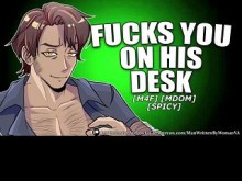 [M4F] Novio te folla en el escritorio [MDOM] [PICANTE]