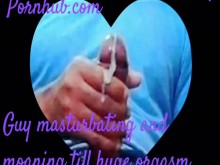 PORNO DE AUDIO CASERO AMATEUR PARA MUJERES - ORGASMO MASCULINO GIMIENDO CON HABLAR SUCIO (AUDIO GRATIS PARA MUJERES)
