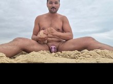 JOI para mujeres. Instrucciones de digitación en la playa. Ven y correte en mi boca. Instrucciones de Jill Off