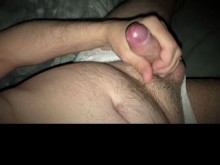 ASMR Mira la polla palpitante y pulsante de un hombre correrse en las bragas de su esposa