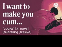 ASMR Audio Porn: Cogida romántica con tu novio junto a la chimenea - En casa, digitación y juego con los pezones - Historia erótica en audio para mujeres