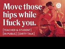 ASMR Audio Porn: Profesor de baile español se folla a su estudiante adulto después de clase – Sexo en público y charla sucia – Historia erótica en audio para mujeres