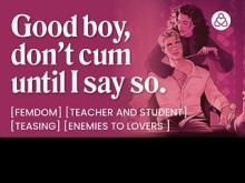 ASMR Audio Porn: Rival femdom monta tu polla después de clase - Provocaciones, control del orgasmo y sub masculino - Historia de audio erótica para mujeres