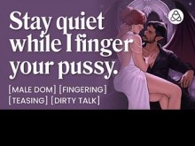 ASMR Audio Porn: Dom Fae Lord masculino te toca el coño en su trono - En público, charlas sucias y burlas - Historia de audio erótica para mujeres