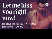 Voz masculina ASMR: Vecino tímido coquetea contigo y confiesa que le gusta - Amigos para amantes, en casa y burlas suaves - Historia erótica en audio para mujeres